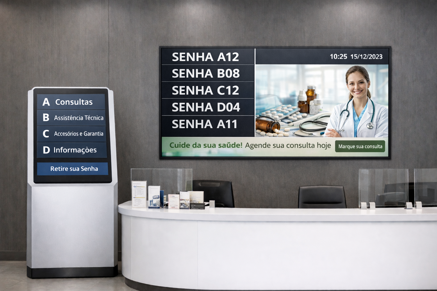 Sistema inteligente de gestão de atendimento