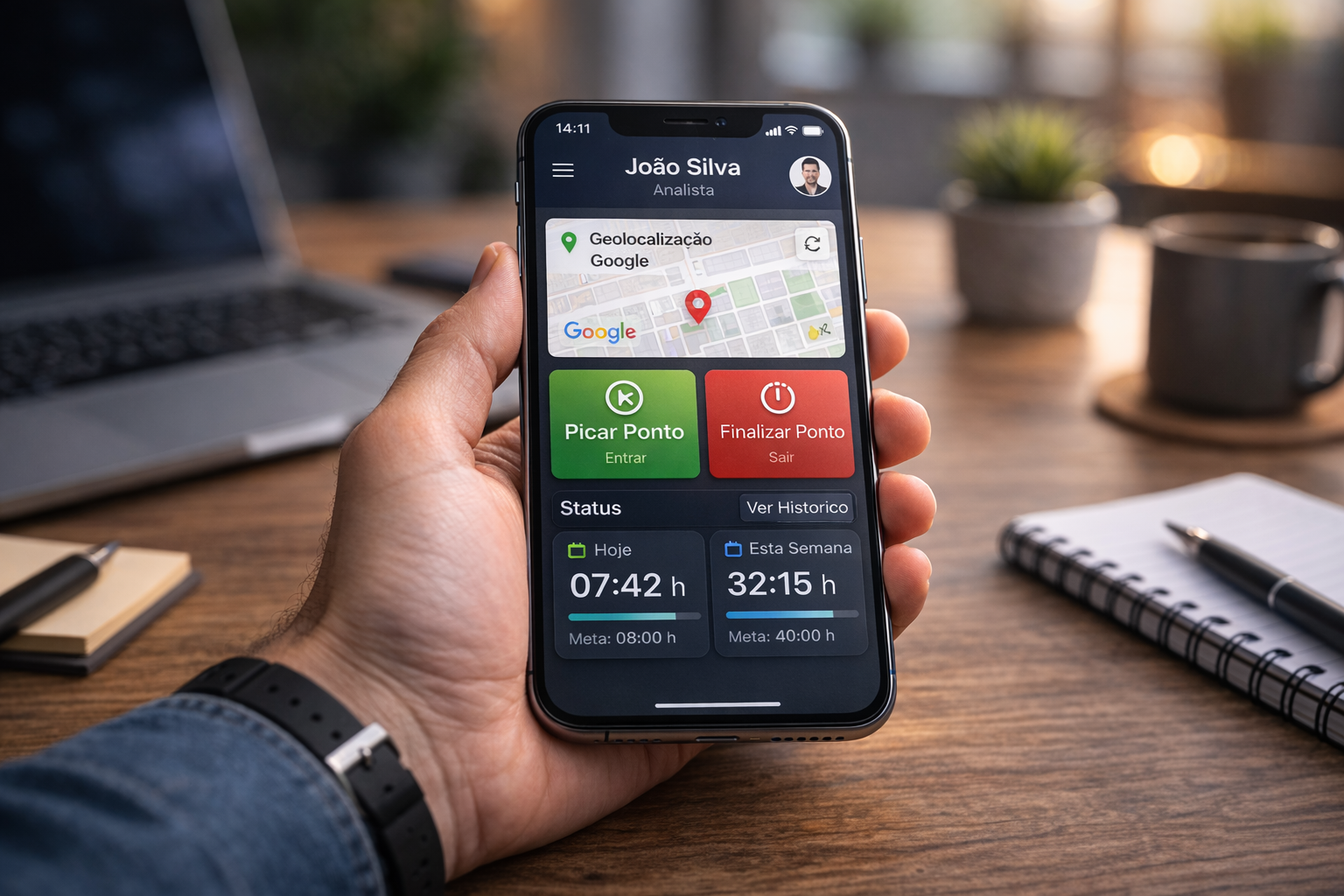 Sistema digital de controlo de ponto